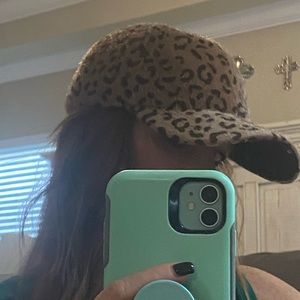 Animal print hat